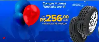 Carrefour Express Compre 4 pneus westlake aro 14 oferta