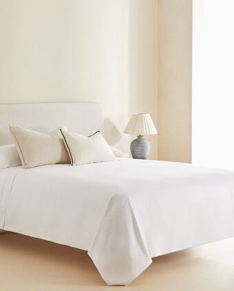 ZARA HOME (500 fios) capa de edredão cetim oferta