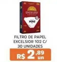 Supermercados Correia Filtro De Papel Excelsior 102 C 30 Unidades oferta