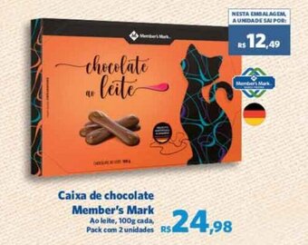 Sam's Club Caixa de Chocolate Member's Mark oferta