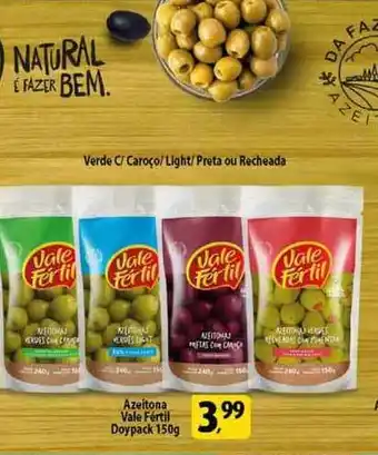 Coelho Diniz Azeitona Vale Fértil Doypack 150g oferta