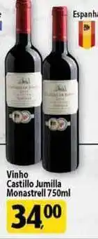 Vinho Castillo Jumilla Monstrell 750ml