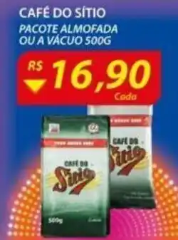 Assaí Atacadista Cafe do Sitio pacote Almofada ou a vacuo 500g oferta
