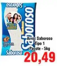 Shibata Supermercados Arroz Saboroso Tipo 1 5kg oferta