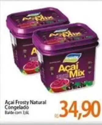 Atacadão Acai Frooty Natural Congelado 3.6L oferta