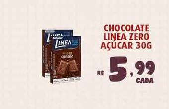 Chocolate Linea Zero Açúcar 30g