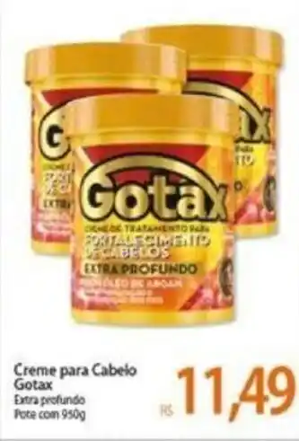 Atacadão Creme para Cabelo Gotax 950g oferta