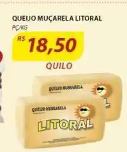 Assaí Atacadista Queijo Muçarela Litoral oferta