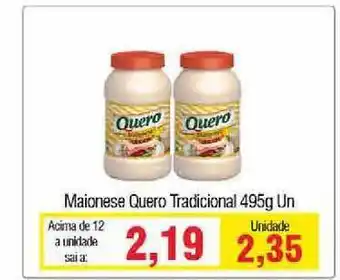 Spani Atacadista Maionese Quero Tradicional 495g oferta