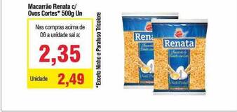 Spani Atacadista Macarrão Renata C Ovos Cortes oferta