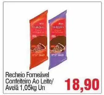 Spani Atacadista Recheio Fomeável Confeiteiro Ao Leite Avelã 1.05kg oferta