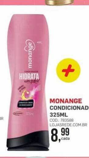 Lojas Rede Monange condicionador oferta