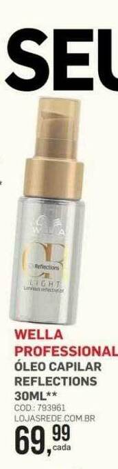 Wella professional óleo capilar reflections
