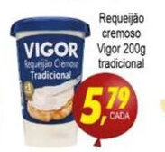 Requeijao Cremoso Vigor 200g Tradicional