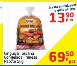 Tenda Atacado Linguiça toscana frimesa 5kg oferta