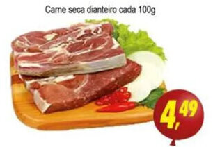 Kaçula Supermercados Carne Seca Dianteiro cada 100g oferta