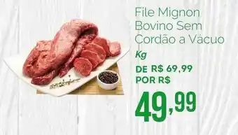 File Mignon Bovino Sem Cordão 1kg