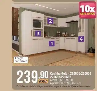 Berlanda Cozinha gold oferta