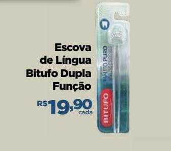 Farmácias Nissei Escova de língua bitufo dupla função oferta
