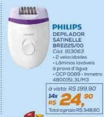 Lojas Colombo Philips depilador satinelle bre225 00 oferta