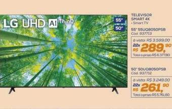Lojas Colombo Televisor smart 4k oferta