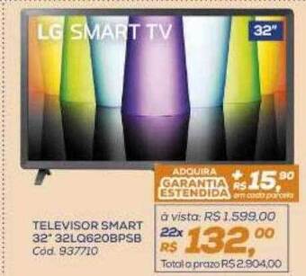 Lojas Colombo Televisor smart 32 oferta