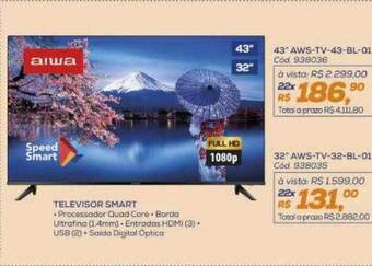 Lojas Colombo Televisor smart oferta