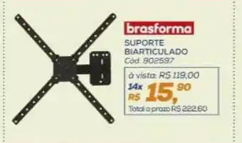 Lojas Colombo Brasforma suporte biarticulado oferta
