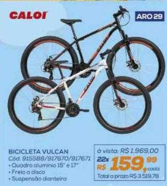 Bicicleta vulcan caloi