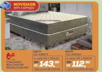 Conjunto box castor revolution pkt