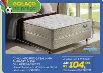 Conjunto box casal hight support in 138