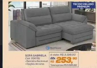 Lojas Colombo Sofá gabriela oferta