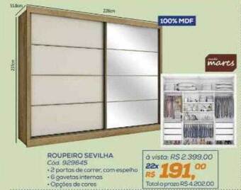 Lojas Colombo Roupeiro sevilha oferta