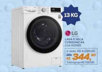 Lojas Colombo Lg lava e seca cv5013wc4a oferta