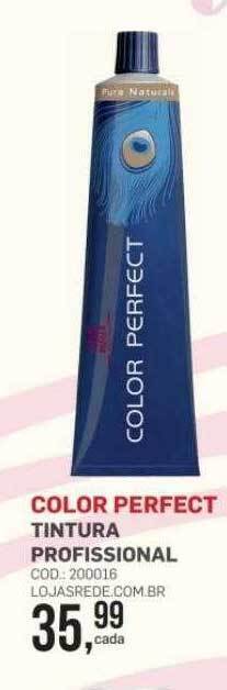 Lojas Rede Color perfect tintura profissional oferta