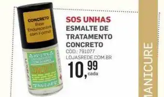 Lojas Rede Sos uhnas esmalte de tratamento concreto oferta