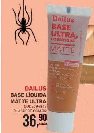 Dailus base líquida matte ultra