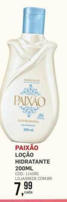 Paixão loção hidratante