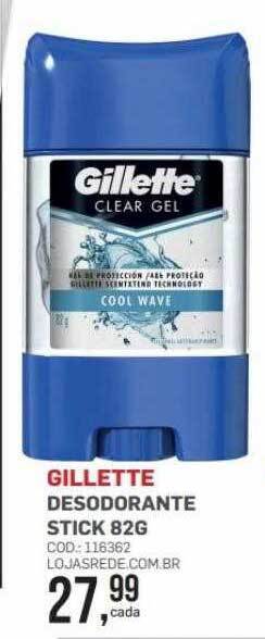 Gillette desodorante stick