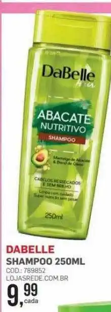 Lojas Rede Dabelle shampoo oferta