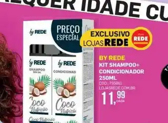 Lojas Rede By red kit shampoo + condicionador oferta