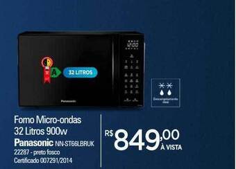 Zenir Forno micro-ondas 32 litros 900w panasonic oferta