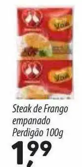 Asun Steak de frango empanado perdigão oferta