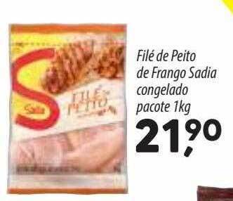 Asun Filé de peito de frango sadia congelado oferta