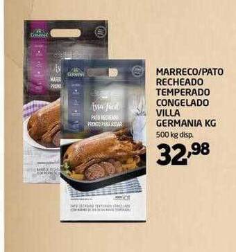 Cooper Marreco-pato recheado temperado congelado villa germania kg oferta
