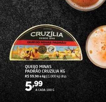 Cooper Queijo minas padrão cruzília kg oferta