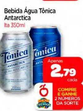Nordestão Bebida água tônica antarctica ita oferta