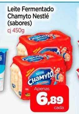 Nordestão Leite fermentado chamyto nestlé sabores oferta