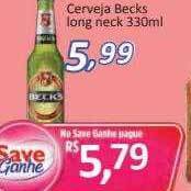 Cerveja becks long neck
