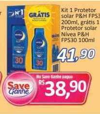 Supermercados Savegnago Kit 1 protetor solar p&h fps30 gratis 1 protetor solar nivea p&h fps30 oferta